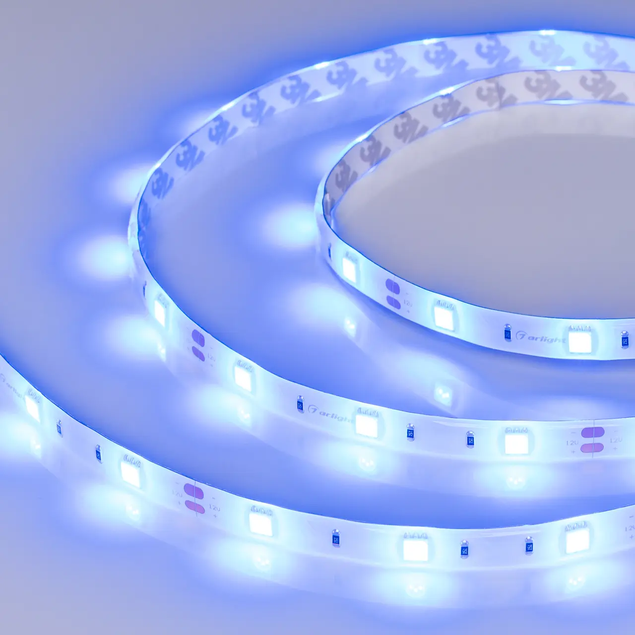 Лента герметичная RTW-SE-B30-10mm 12V Blue (7.2 W/m, IP65, 5060, 5m) 015135(2)