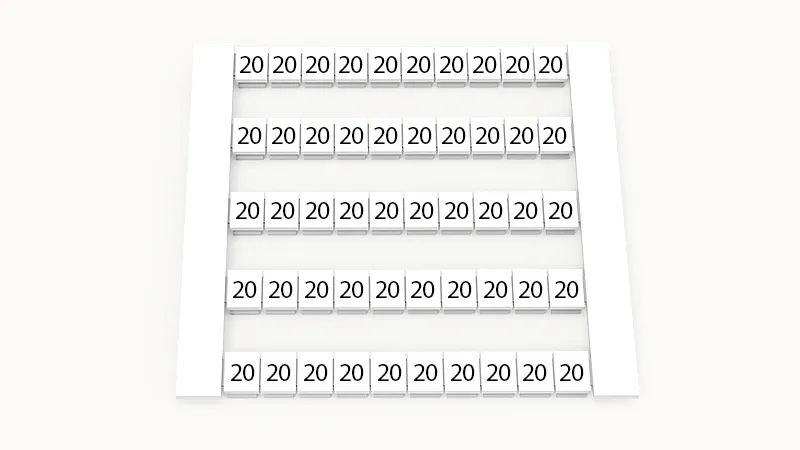 Маркировка (в кассетах) DEK5-50P-19-126Z(H)