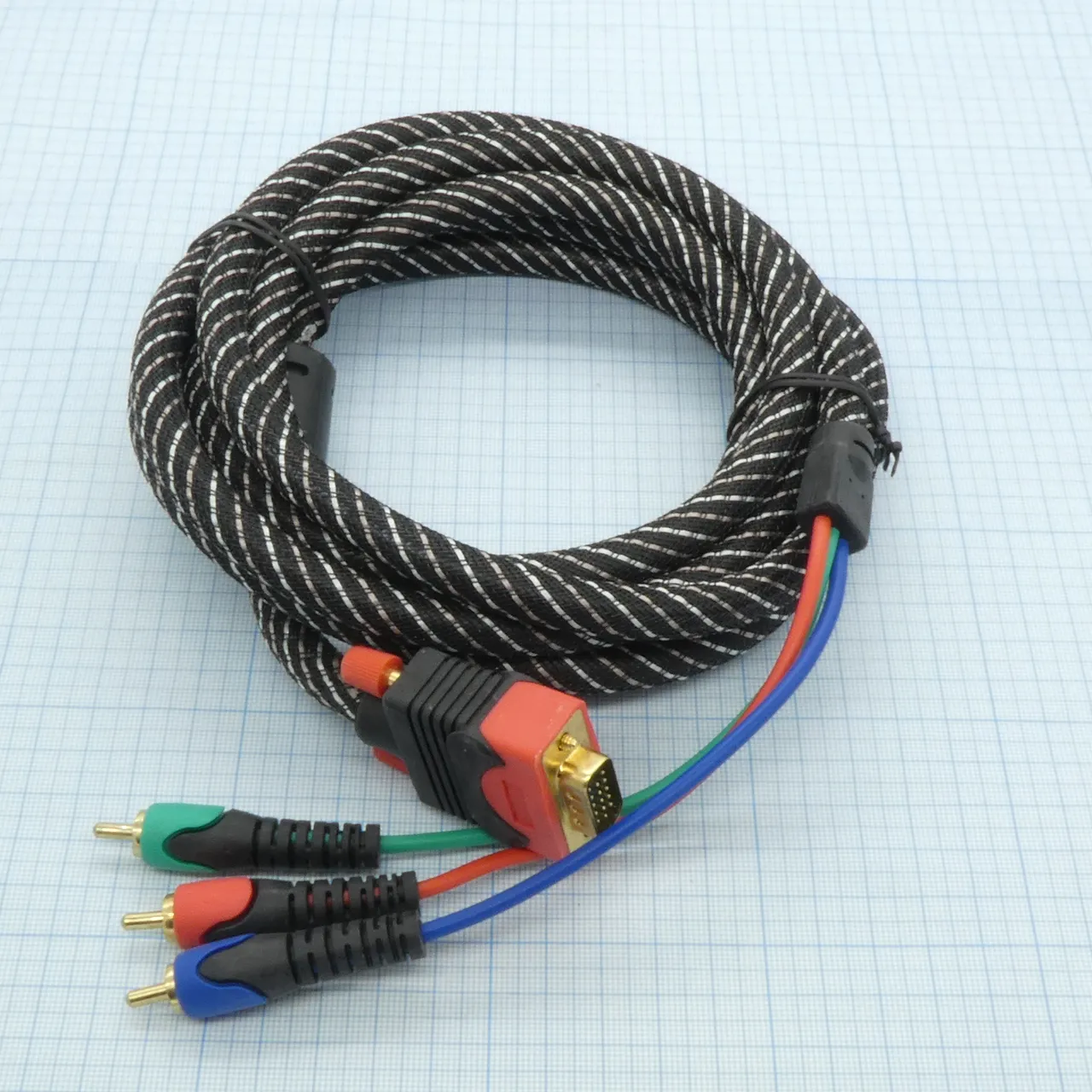 Шнур VGA - 3RCA   (3.0м)