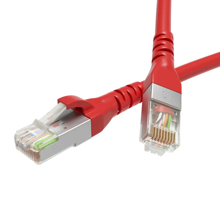 Патч-корд экранированный CAT6 F/UTP 4х2, LSZH, красный, 7.0м RN6FU4570RD