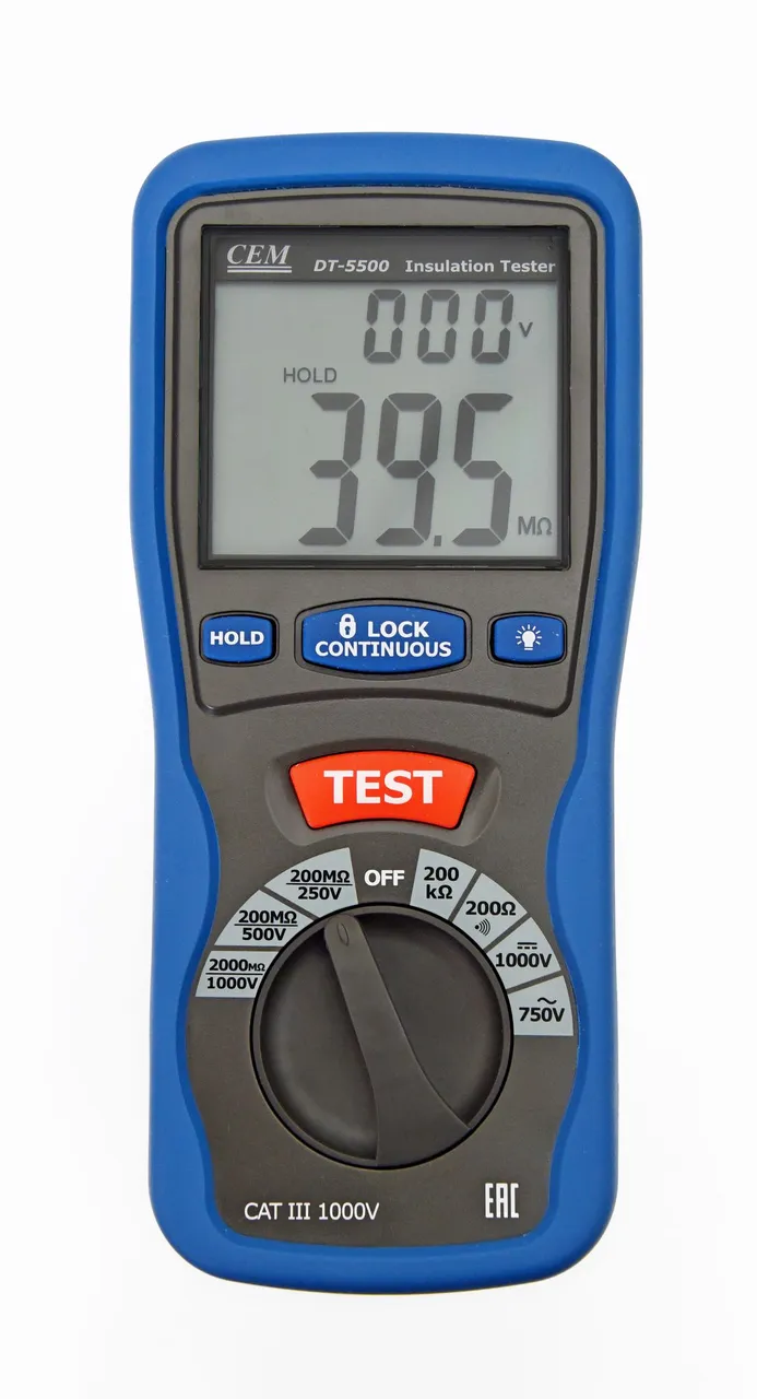 DT-5500 Цифровой тестер изоляции