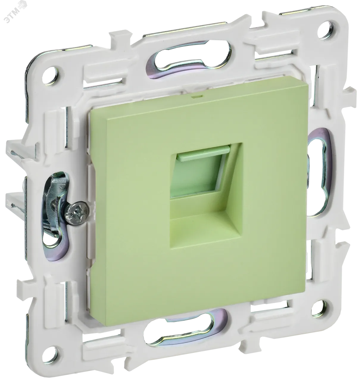 SKANDY Розетка компьютерная RJ45 кат.5E SK-K01G мятный IEK SK-K10-1-K06
