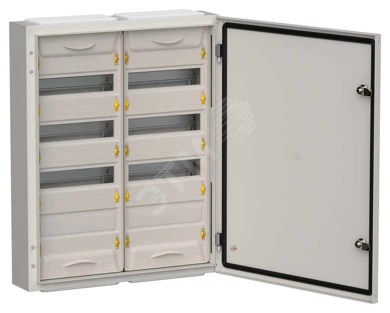 TITAN 5 Корпус мет. ЩРн-96 (2х48) 710х570х140 IP54 сер TI5-50-N-2X048-54-7035