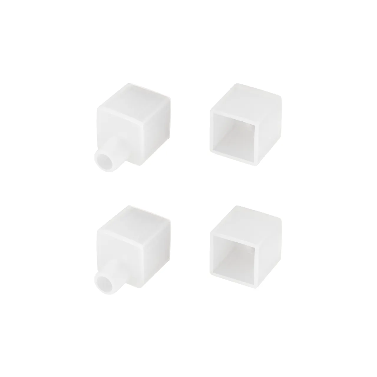 Заглушка WPH-FLEX-1212-TOP WHITE с отверстием 040859