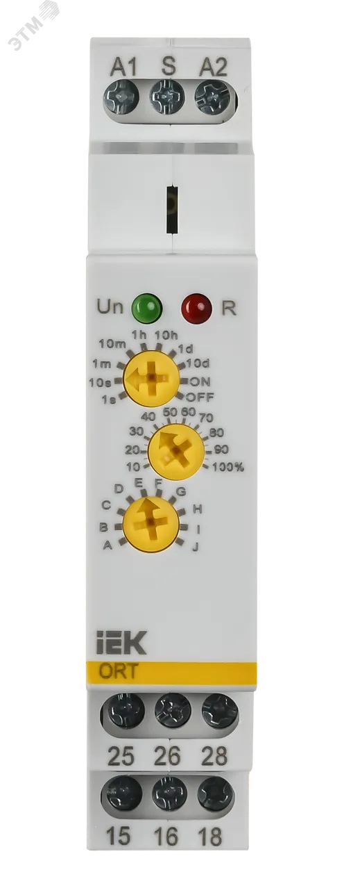 Реле времени ORT многофункциональное 2 конт. 12-240 В AC/DC ORT-M2-ACDC12-240V