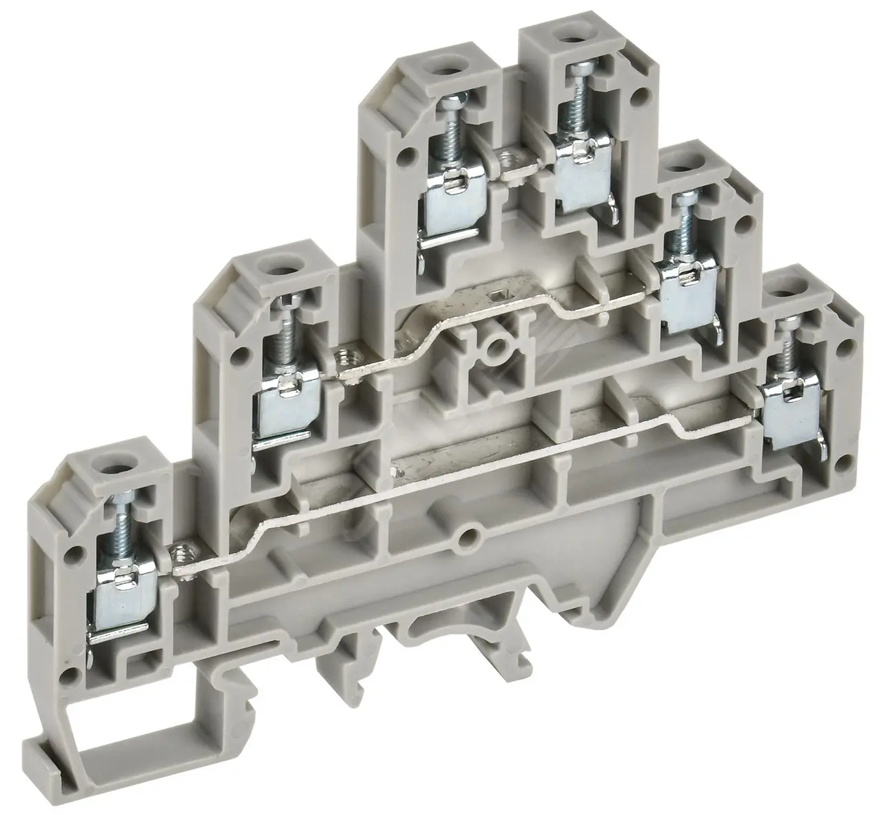 Колодка клеммная CTS-ML 3 ур. 2,5мм2 серая YCT13-00-3-K03-002