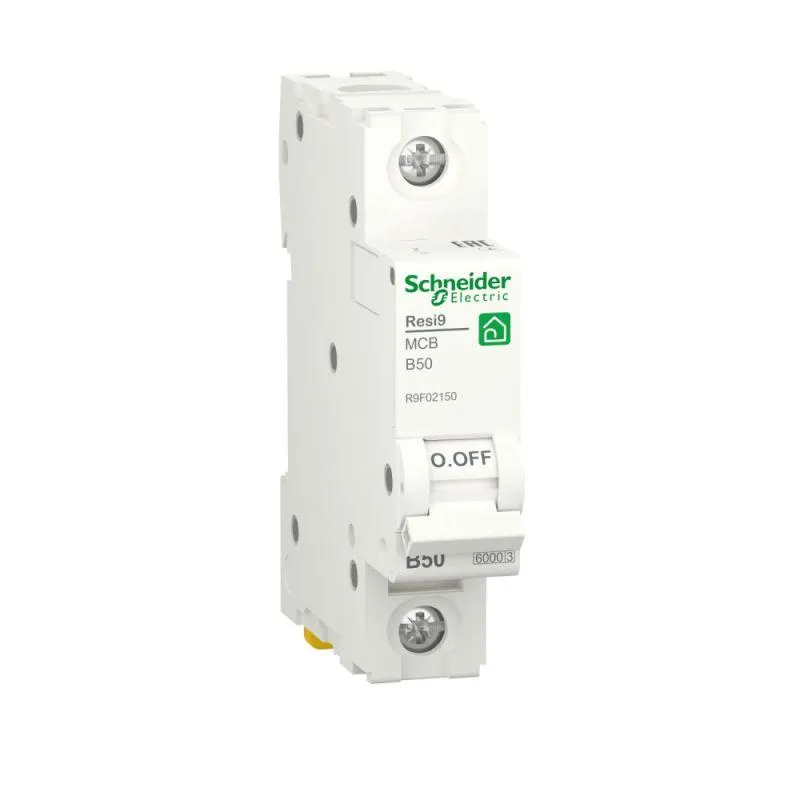 Schneider Electric RESI9 Автоматический выключатель (АВ) B 50А 1P 6000A