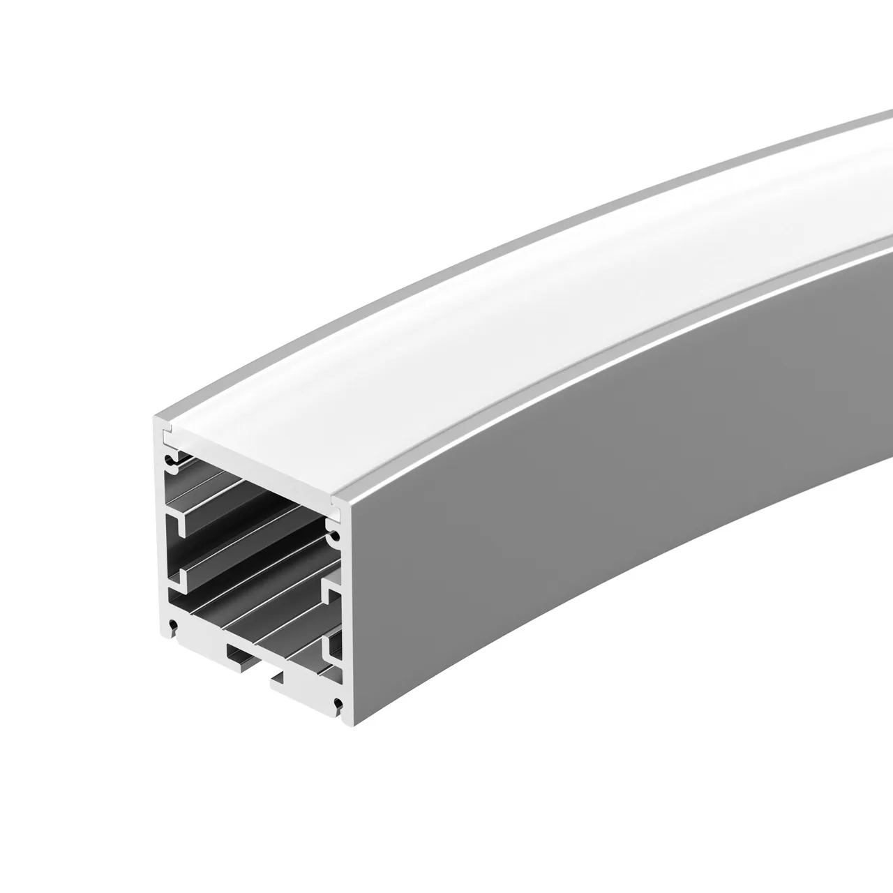 Профиль SL-ARC-3535-D800-A90 SILVER (630мм, дуга 1 из 4) 027637