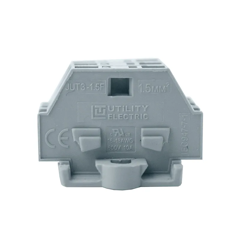Проходная клемма (MINI) JUT3-1.5F-GY