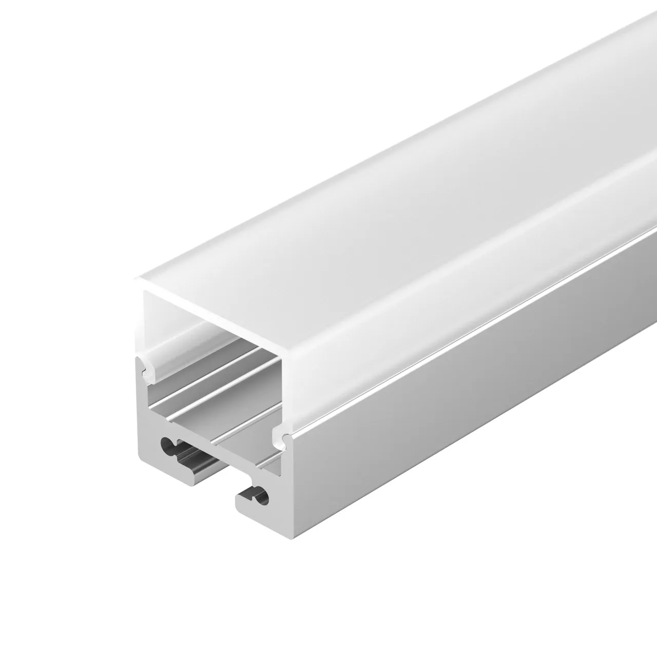 Профиль с экраном SL-LINE-2011M-2500 ANOD+OPAL SQUARE 025870