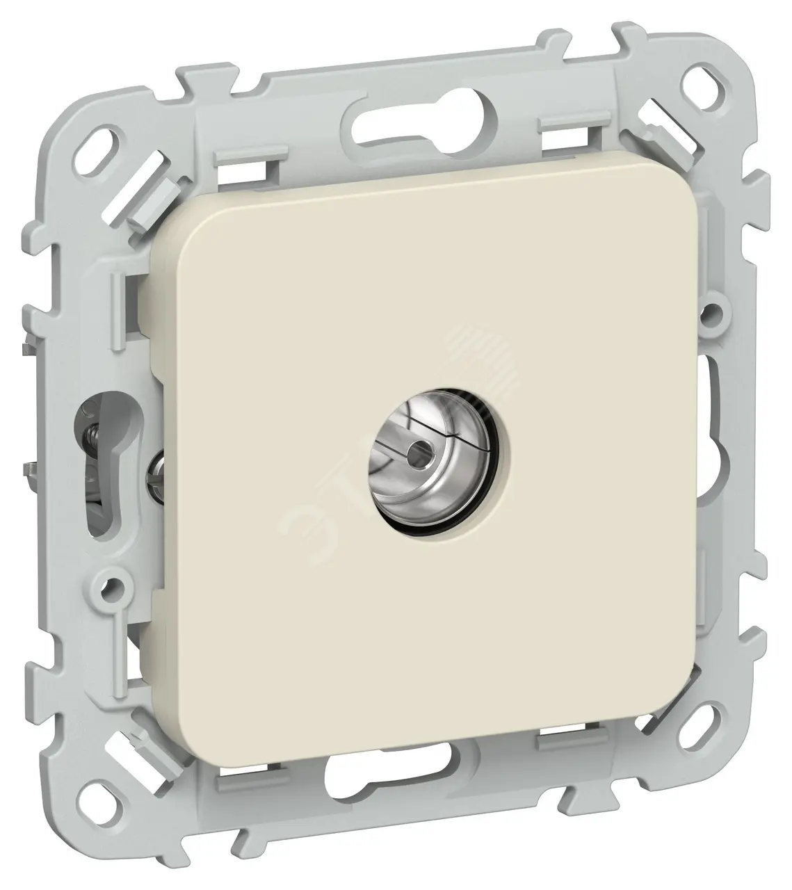 FLITE Розетка TV экранированная оконечная тип M РТВм-1-1-1-ФлСл сливочный IEK FI-A13-O-K86