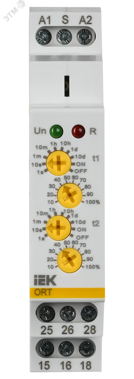 Реле задержки выключения ORT. 1 конт. 12-240 В AС/DC ORT-B1-ACDC12-240V