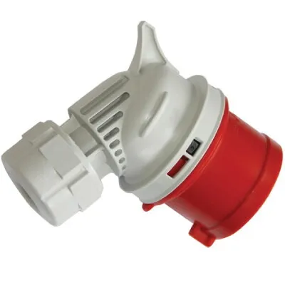 Вилка кабельная угловая IP44 16A 3P+E 400В DISA040164