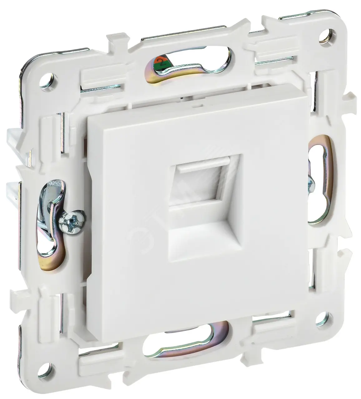 SKANDY Розетка компьютерная RJ45 кат.6 SK-K02W арктический белый IEK SK-K10-2-K01