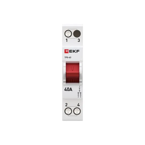 Переключатель трехпозиционный ТПС-63 1P 40А PROxima TPS140