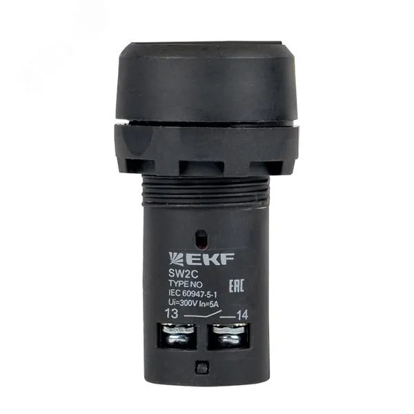 Кнопка SW2C-11 возвратная черн. NO+NC sw2c-11s