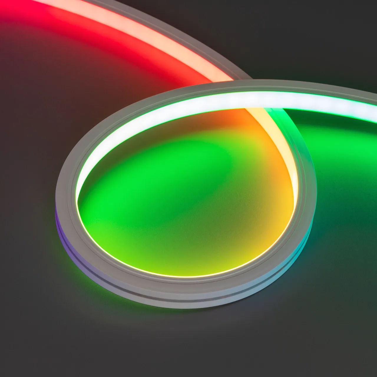 Лента герметичная DMX MOONLIGHT-TOP-B84-13x12mm 24V RGB-PX7 (18 W/m, IP67, 5m, wire x2) 041015