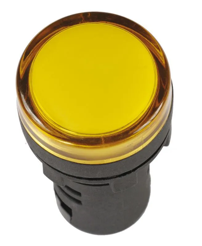 Лампа светосигнальная AD16DS d16мм 230В AC желт. BLS10-ADDS-230-K05-16