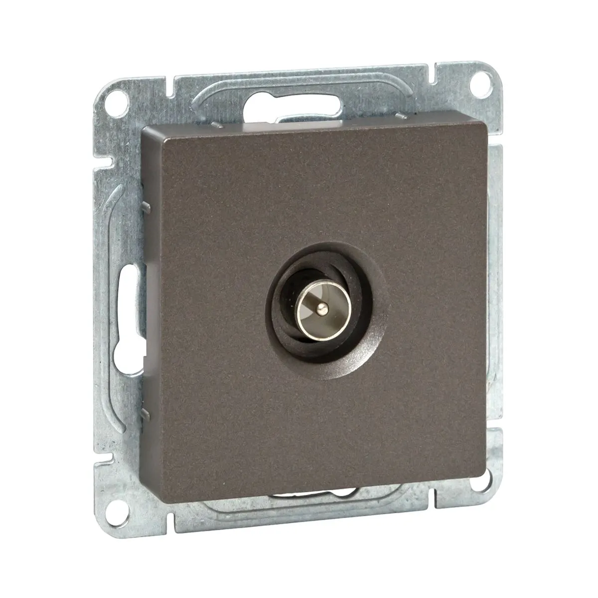 Механизм розетки TV, одиночная, мокко Эпика EKF UP1-SOM-TV-1