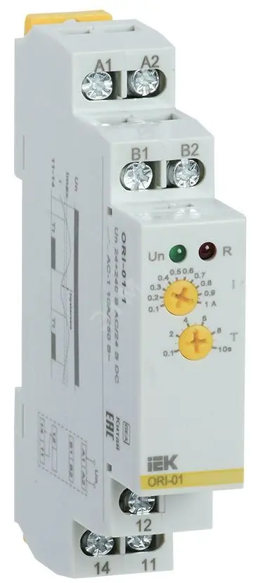 Реле тока ORI. 0,1-1 А. 24-240 В AC / 24 В DC ORI-01-1