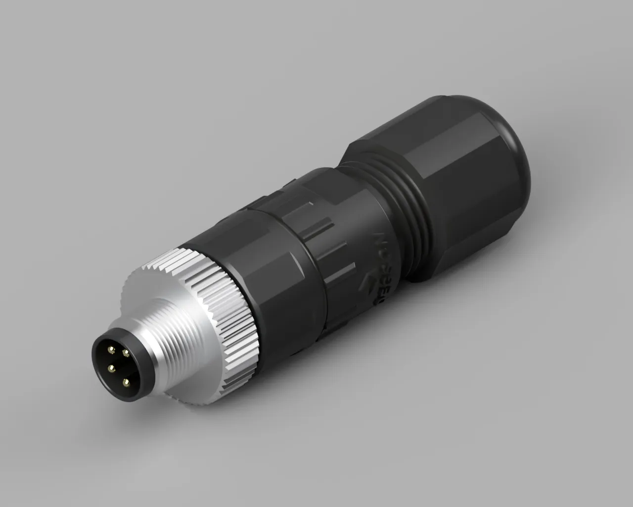 Вилочный разъем на кабель, M8, PB-M8A-04P-MM-SL7001-00Z(H)