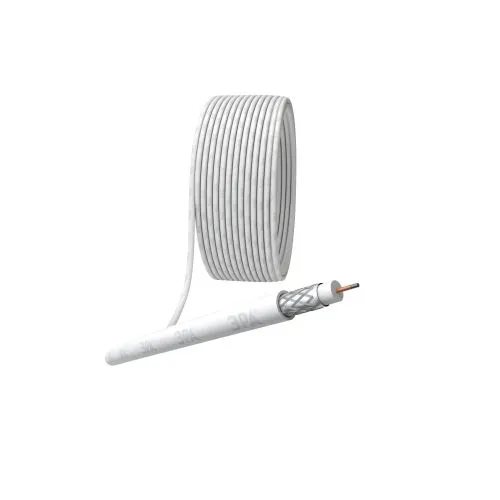 Кабель коаксиальный RG-6U CCS/оплетка Al 48проц. PVC Simple 75Ом бел. (м) Б0044596