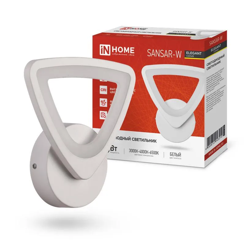 Светильник светодиодный ELEGANT SANSAR-W 15Вт 230В 3000-6500К 1050лм STEP COLOR бел. 4690612043210