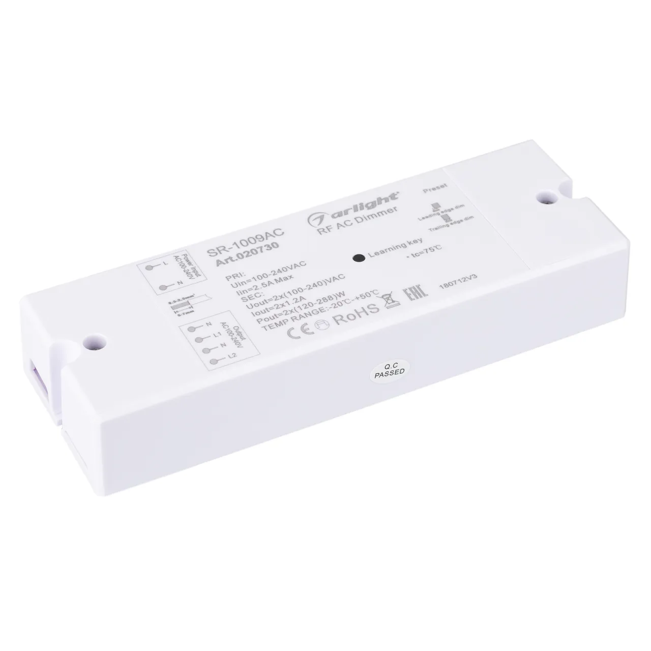 Диммер SR-1009AC (230V, 2x1.2A) 020730