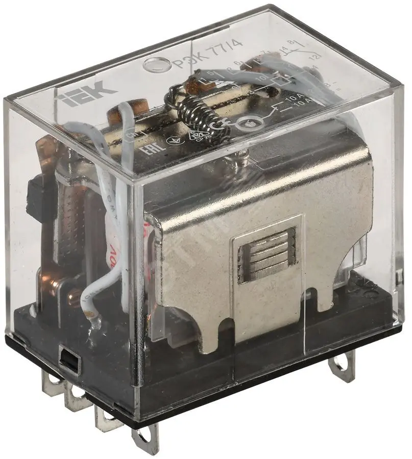 Реле РЭК77/4(LY4) 10А 220В АC ИЭК RRP10-4-10-220A