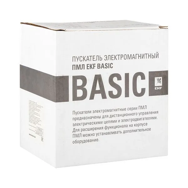 Пускатель электромагнитный серии ПМЛ-4160ДМ 80А 230В asic pml-s-80-230-basic