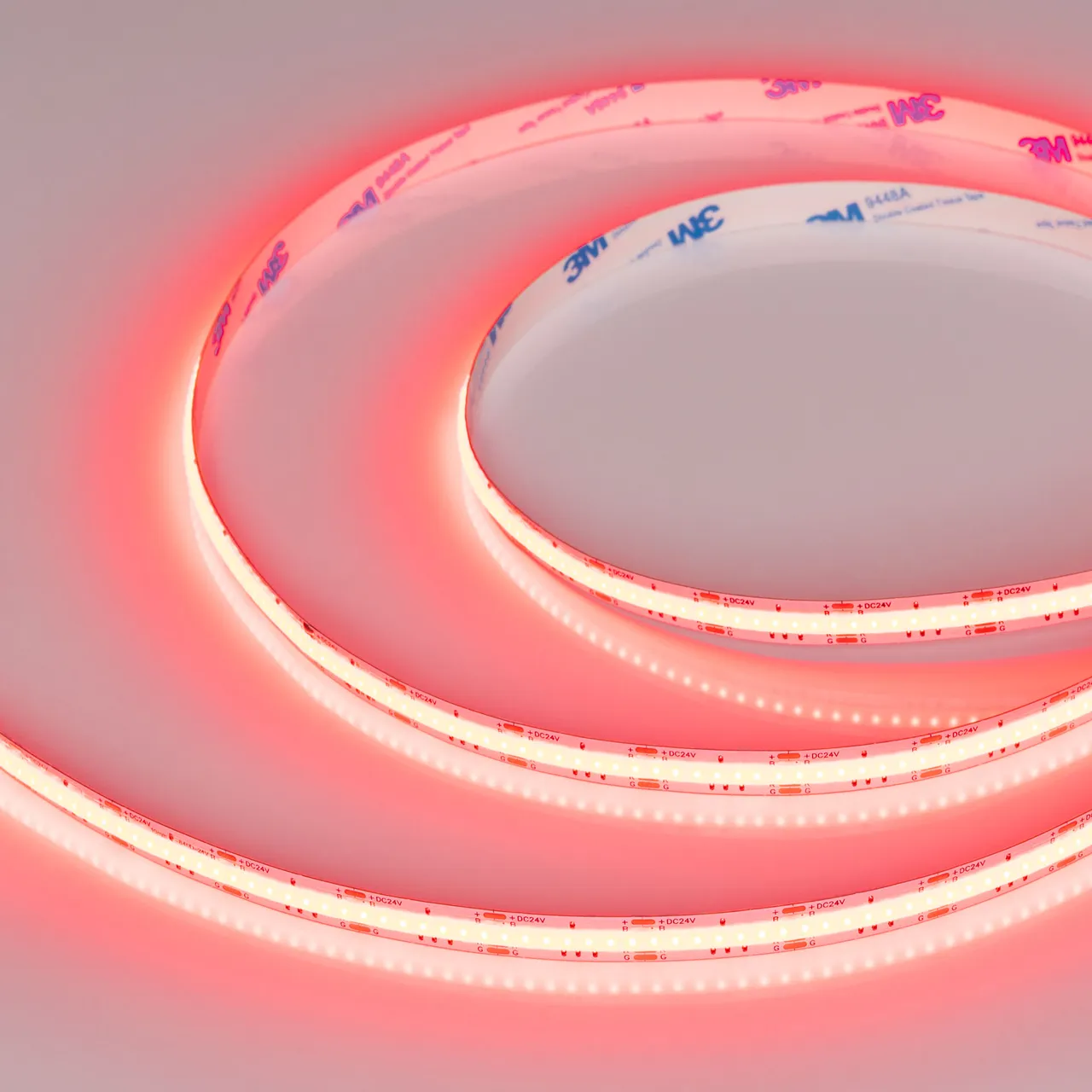 Лента COB-X840-10mm 24V RGB (16 W/m, IP20, CSP, 5m) 039742