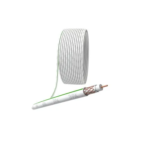 Кабель коаксиальный SAT 703 B.Cu/оплетка Cu 75проц. PVC 75Ом бел. (м) Б0044612
