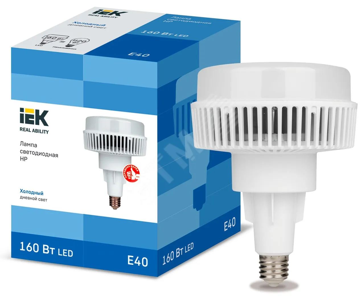 Лампа LED HP 160Вт 120град 230В 6500К E40 LLE-HP-160-230-65-E40