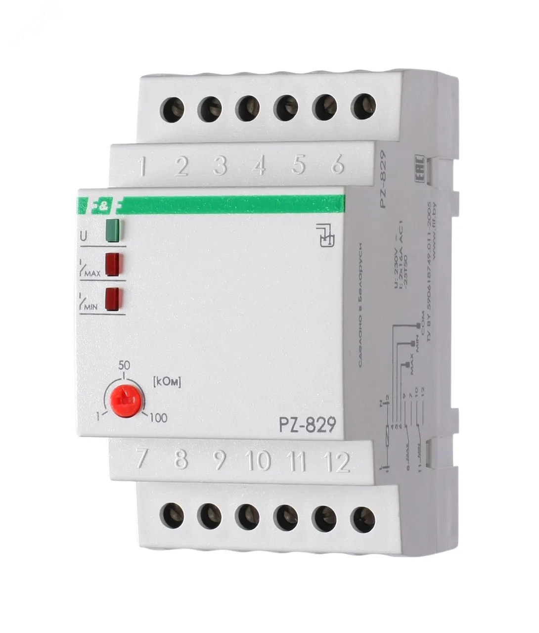 Реле контроля уровня жидкости PZ-829 EA08.001.002
