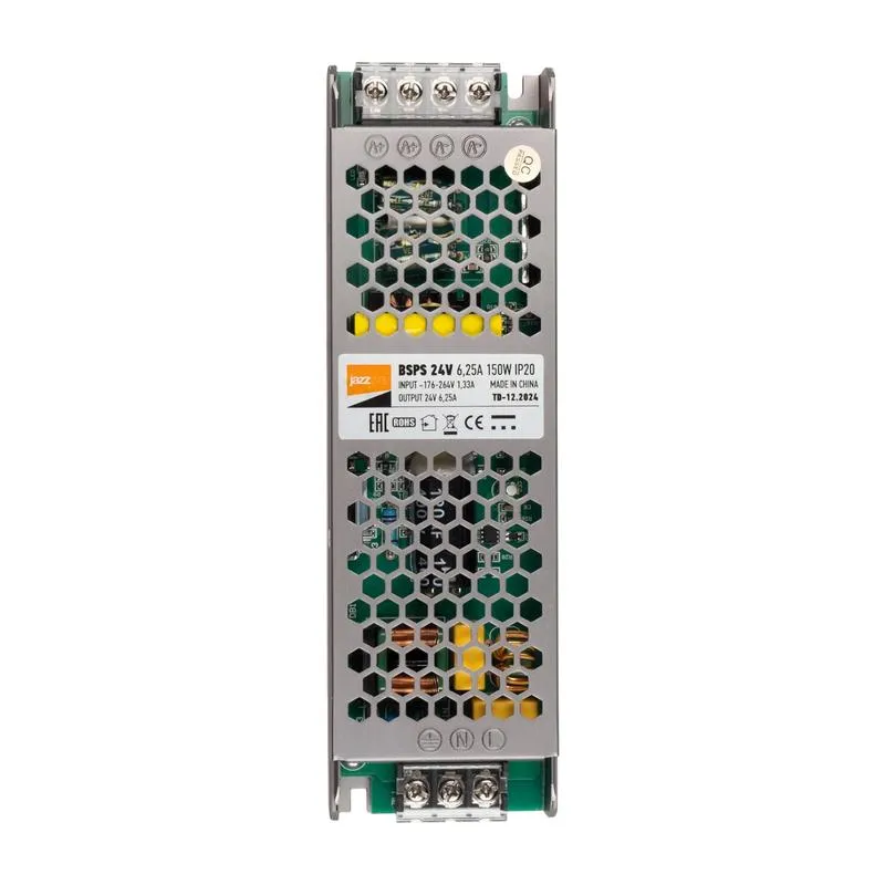 Блок питания для светодиодной ленты 150Вт 6.25А 24В IP20 BSPS метал. 5015593