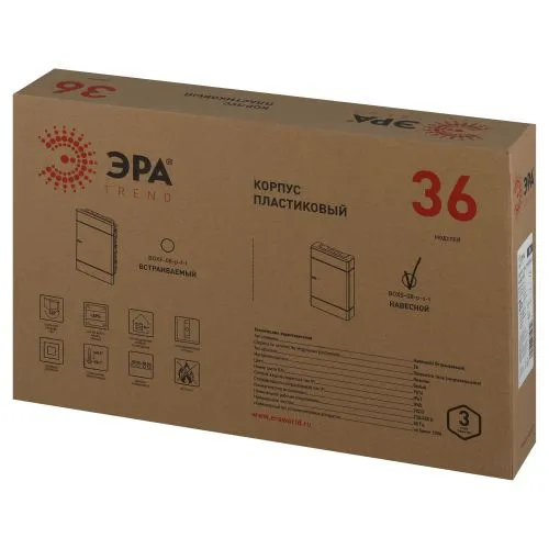Щит распределительный навесной ЩРН-П-36 Trend BOXS-36-p-s-t IP41 Б0052642