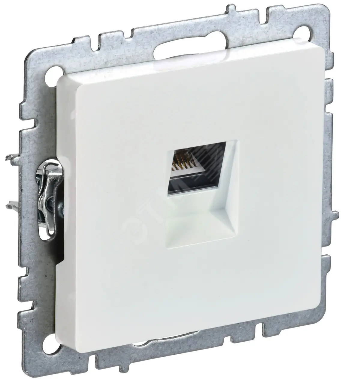 BRITE Розетка компьютерная RJ45 кат.5E РК10-БрЖ жемчуг BR-K10-1-K36