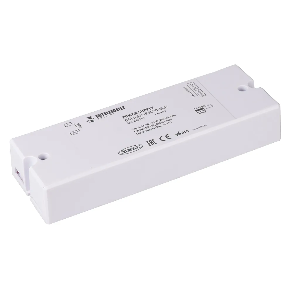 INTELLIGENT ARLIGHT Блок питания шины DALI-301-PS250-SUF (230V, 250mA) 026399