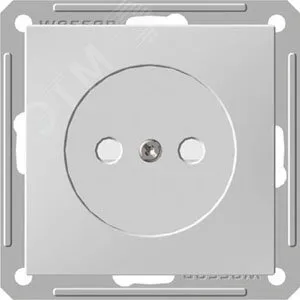 Розетка 1-м СП W59 16А IP20 без заземл. защ. шторки механизм бел. SE RS16-151-1-86