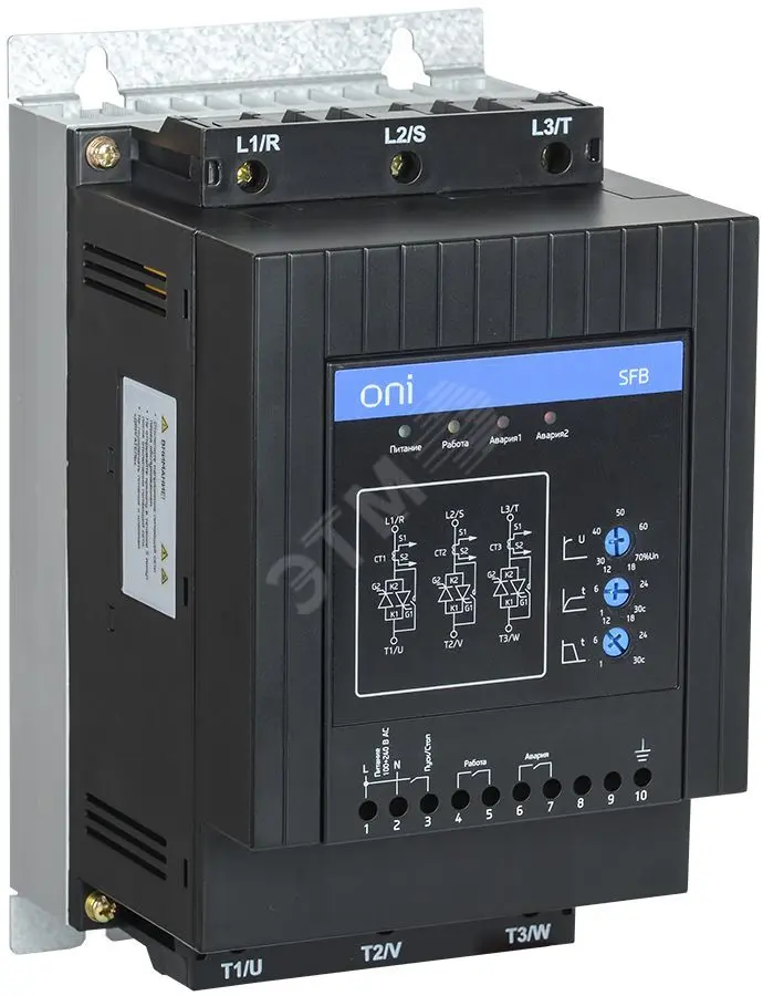Устройство плавного пуска SFB 3Ф 380В 15кВт 30A Uупр 110-220В Modbus SFB-33-15-A-10