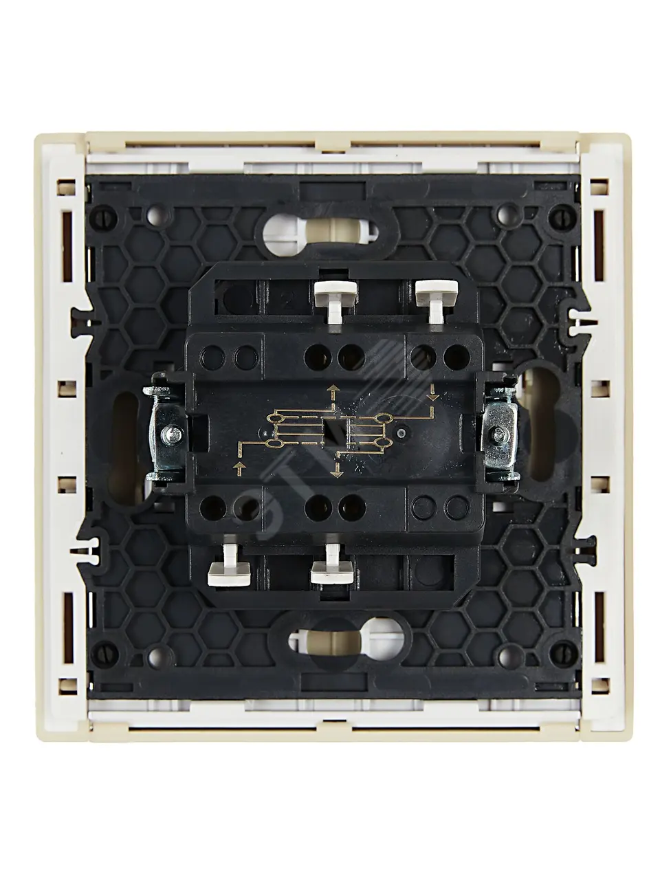 FORTE&PIANO Выключатель 1-клавишный перекрестный 10А FP412 ваниль IEK FP-V13-0-10-1-K10