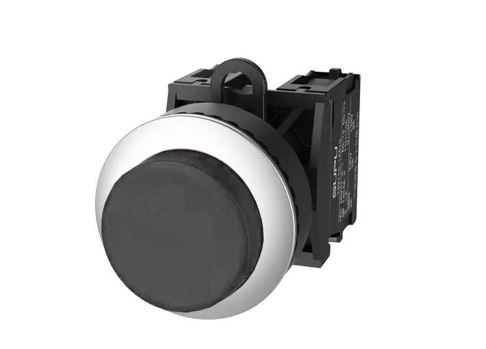 Кнопка выпуклая (черная) TS2030-0BM60