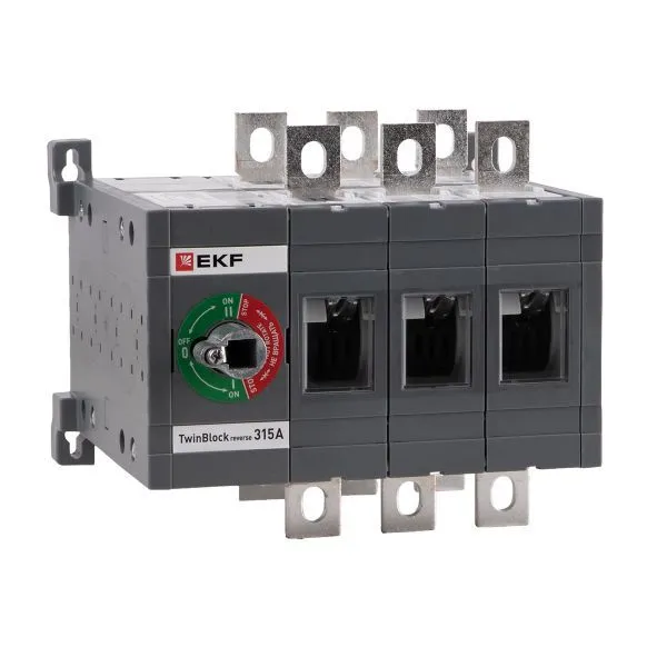 Рубильник 3п 315А без рукоятки управления TwinBlock PROxima tb-s-315-3p