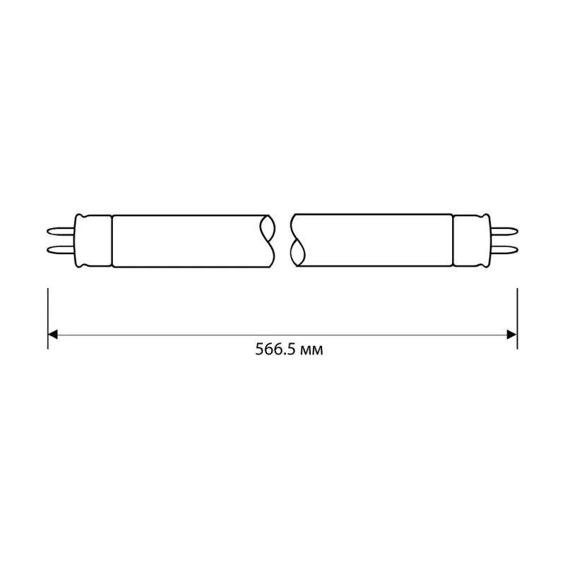 Лампа люминесцентная FT4-20W/54 20Вт T4 6500К G5 Camelion 3373