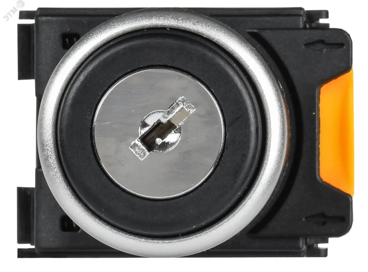 Переключатель 2 полож. 1НО+1НЗ с ключом черн. MASTER IEK MI-SW60-11Y-3-34-2-K02