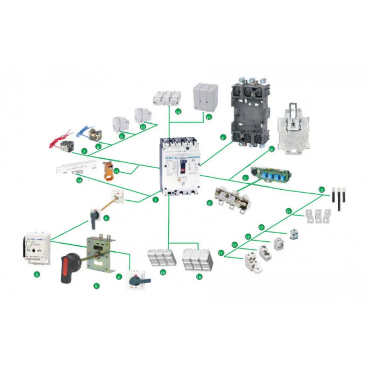 Блок питания PSU22-M8 для автономной работы расцепителя типа EM для NM8N (R) 323595