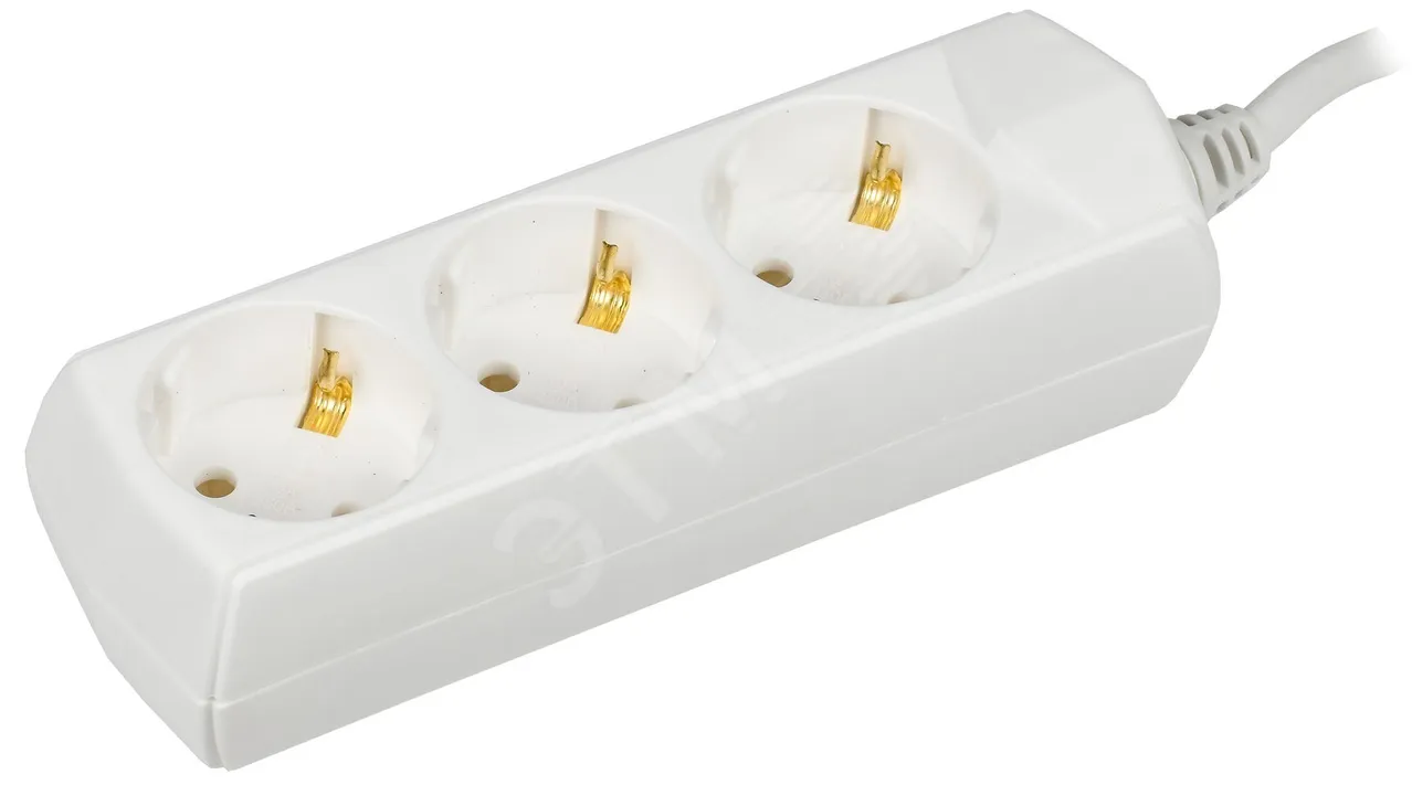 Удлинитель 3х3м с заземл. 10А IP20 У03 2P+PE 250В 3х1 WYP10-10-03-03-Z-G