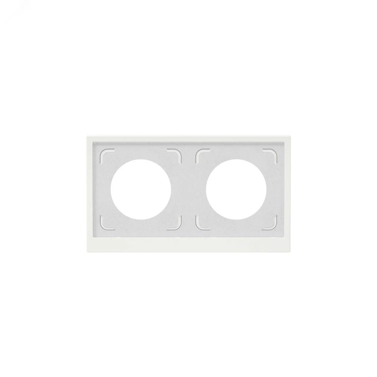 Рамка 2 поста IP44, KANT, белая магнолия 7000944