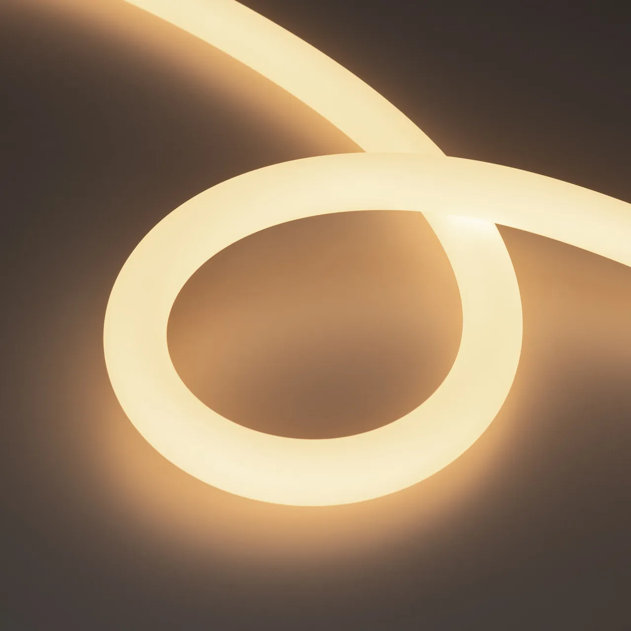 Лента герметичная MOONLIGHT-SIDE-A336-D25mm 24V Warm3000 360deg (14.4 W/m, IP65, 2835, 5m, wire x2) 036274