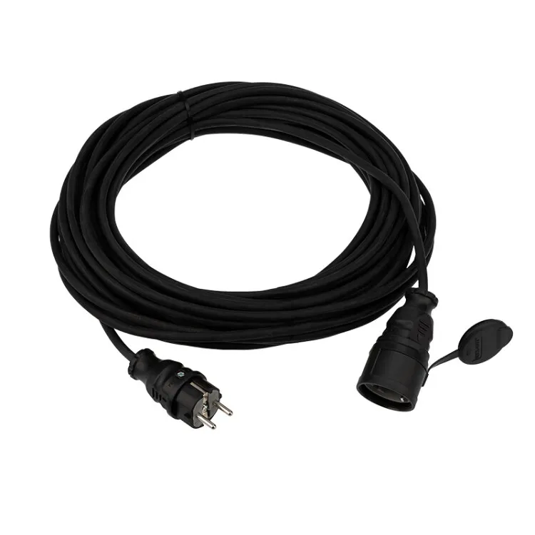 Удлинитель-шнур КГ 3х1.5, 30 м, морозостойкий, с/з, 16 А, 3500 Вт, IP44 (Сделано в России) 11-7073